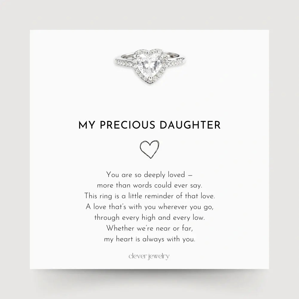 To My Daughter - Forever In My Heart Ring