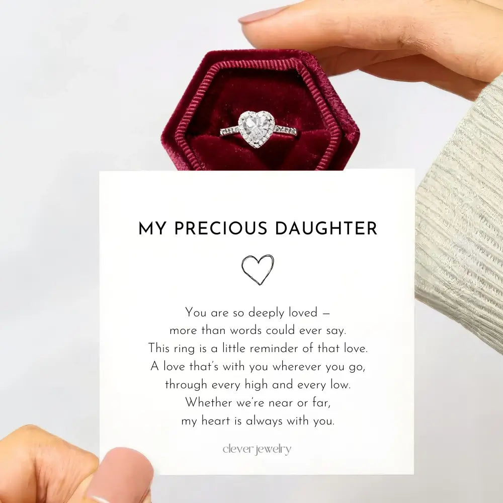 To My Daughter - Forever In My Heart Ring