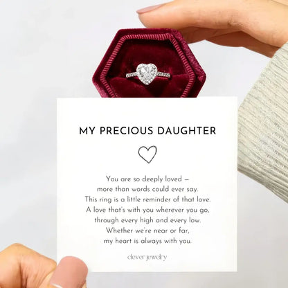 To My Daughter - Forever In My Heart Ring